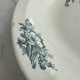 Large salad bowl with floral decoration Givor