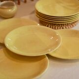 Yellow Longchamp plates 1950