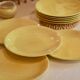 Yellow Longchamp plates 1950