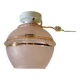 Art Deco ceiling light in porcelain and pink glass - mid 20th century