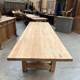 Grande table d’office Début XXème en chêne massif