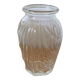 Small molded glass bulb vase