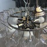 Clear “tronchi” murano glass chandelier d60-3l