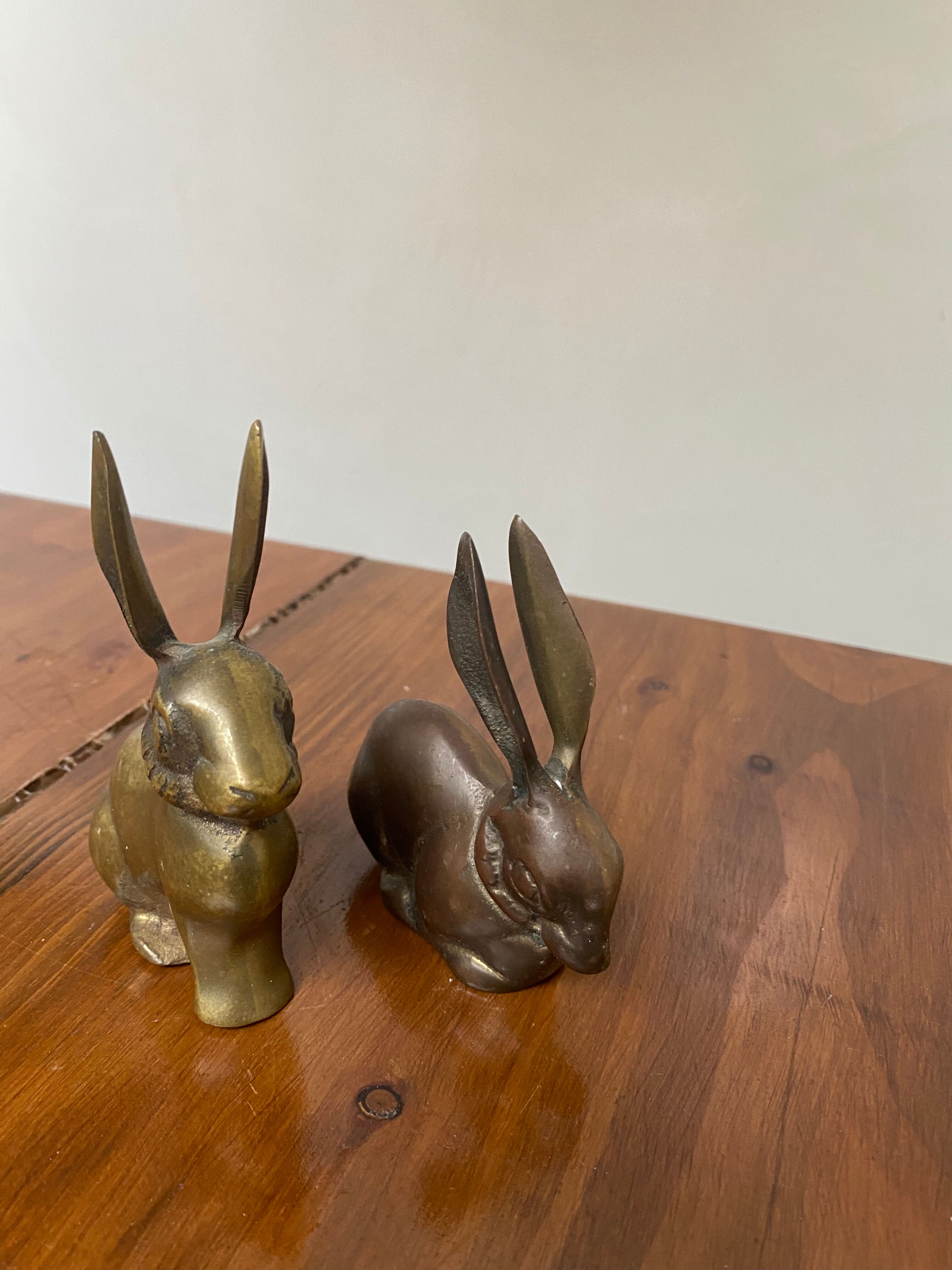 Brass rabbits