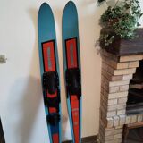 Pair of vintage water skis