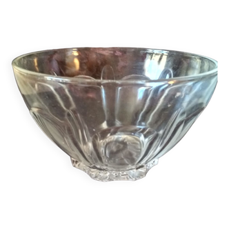 Transparent glass bowl - advertising cup "huile Lesieur" 197