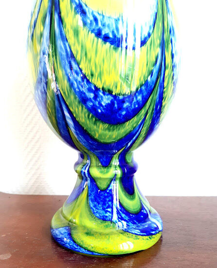 Murano glass vase by Carlo Moretti 1970
