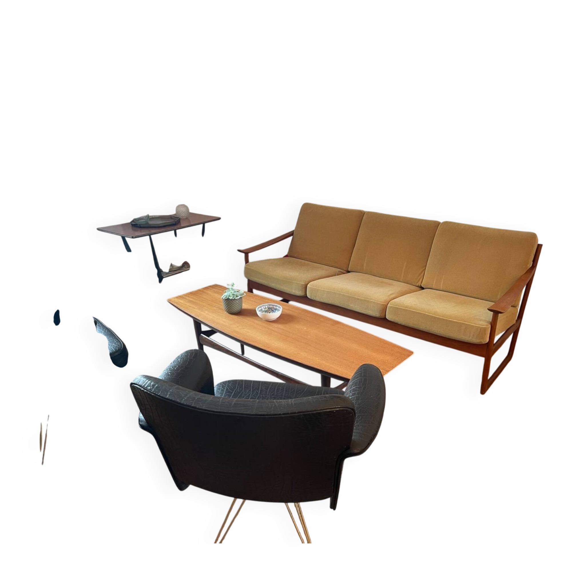 Swedish canapé by Peter Hvidt and Orla Molgaard-Nielsen