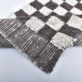 Tapis de couloir à carreaux fait main 2x10 69x308Cm SK241431