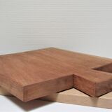 Two vintage solid wood cutting boards XL