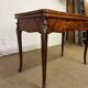 19th century floral marquetry games table
