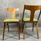 Set of 4 renovated vintage chairs, mier edition, czech vintage 1960s