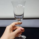 7 Fine Crystal Stemmed Wine or Water Glasses - Baccarat? / Saint Louis?