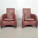 Loge Lounge Chairs in Leather by Gerard van den Berg for Montis, 1990s, Set of 2