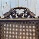 Set of 4 Renaissance cane chairs.