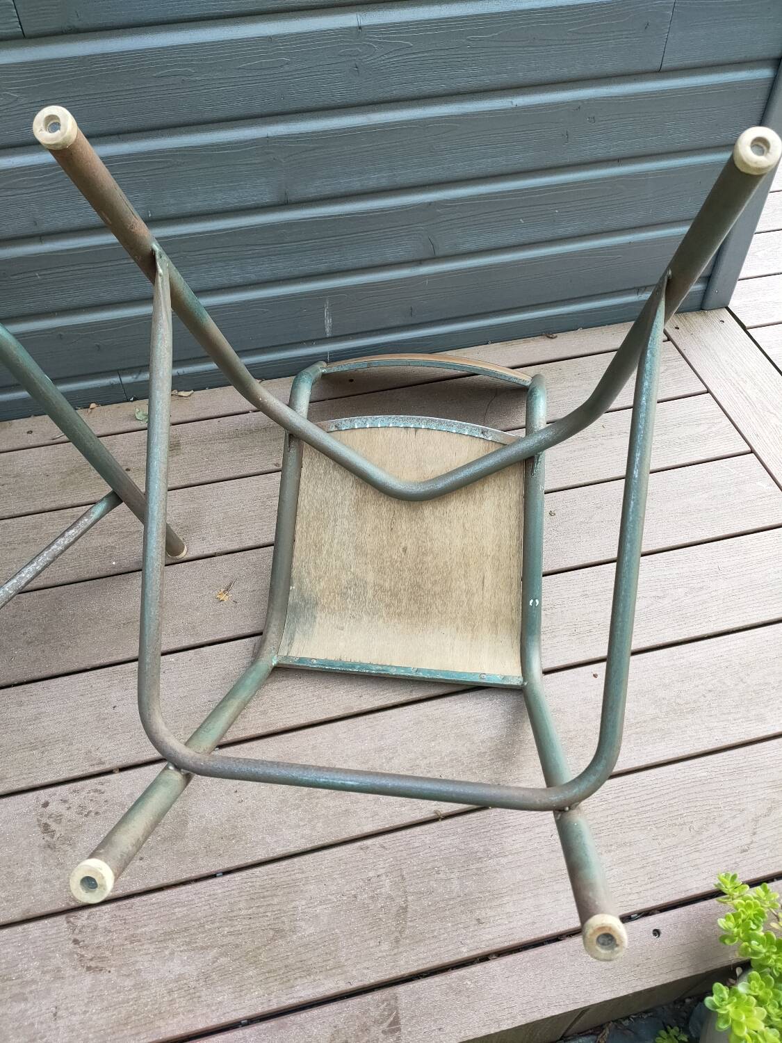 Lot de 10 chaises hautes d'école Mullca
