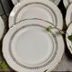 Dessert plates made of Sologne porcelain