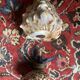 Shell lamp 1970 vintage mother-of-pearl to pose or bedside