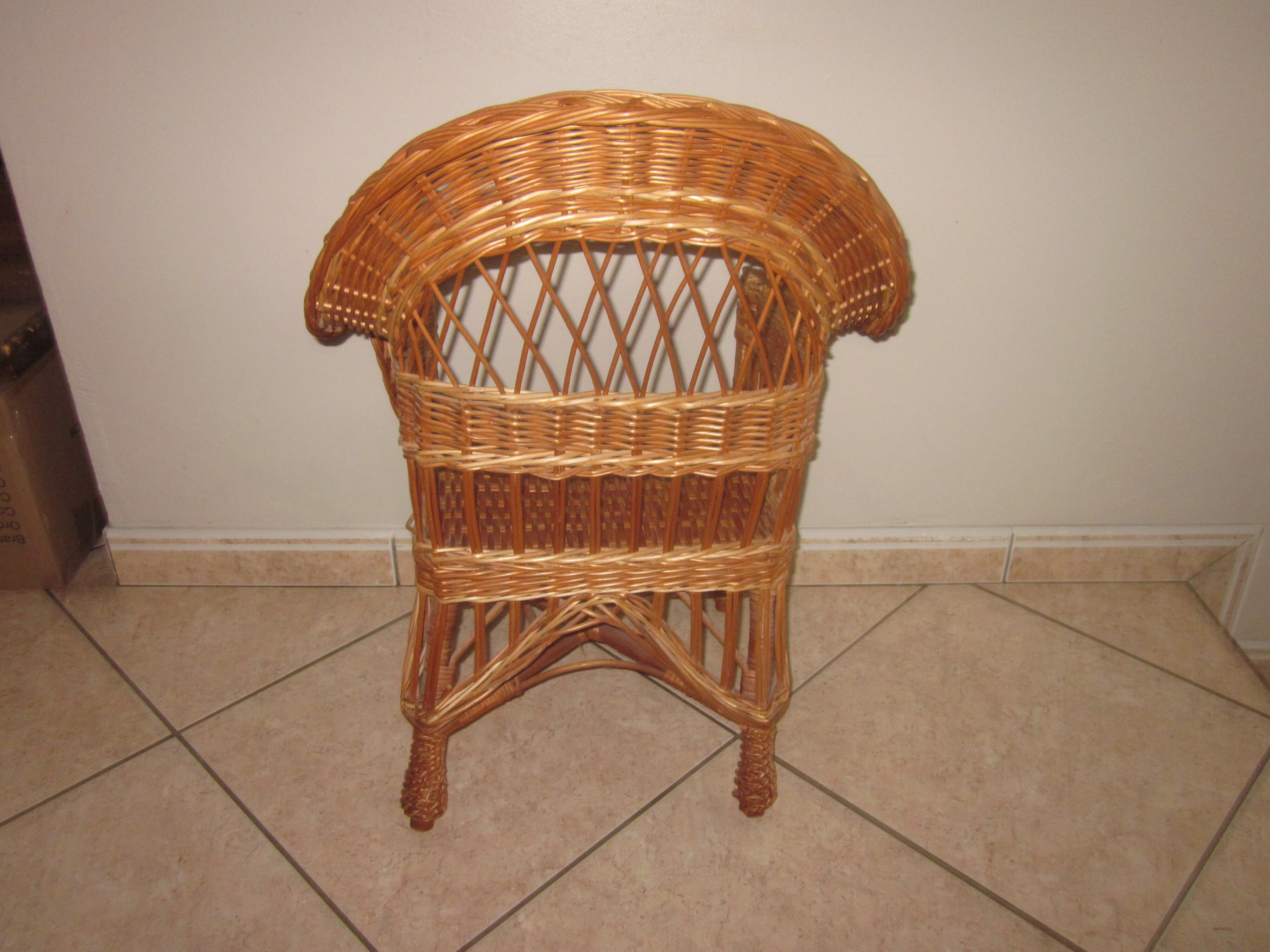 Rattan children's chair