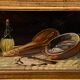 Oil painting on panel Signed Still Life