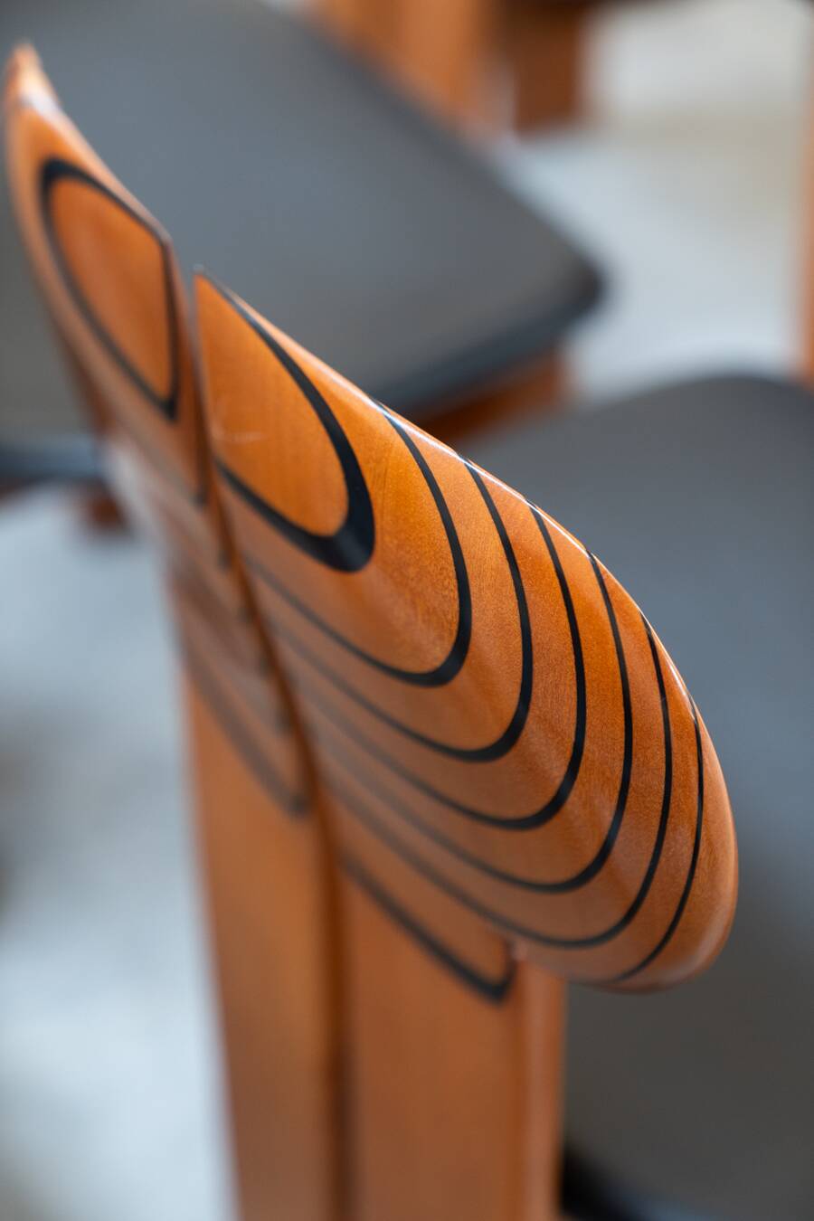 Set of 12 Afra & Tobia Scarpa chairs mod. Africa - Gruppo Unico, 80/90