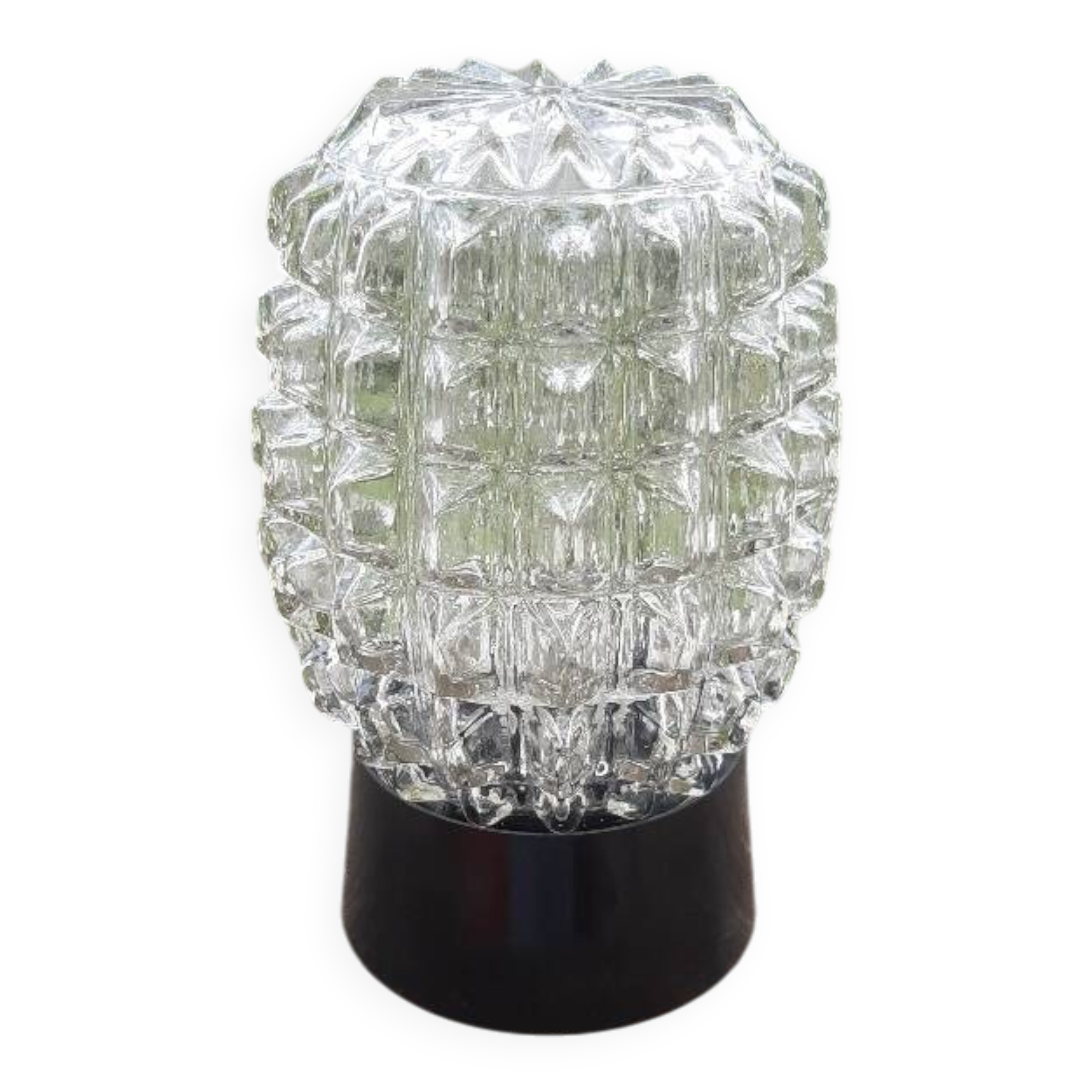 Chiseled glass ceiling light by RZB Leuchten