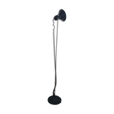Black projector floor lamp