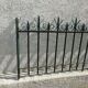 Set of 4 barriers old cloture iron grid