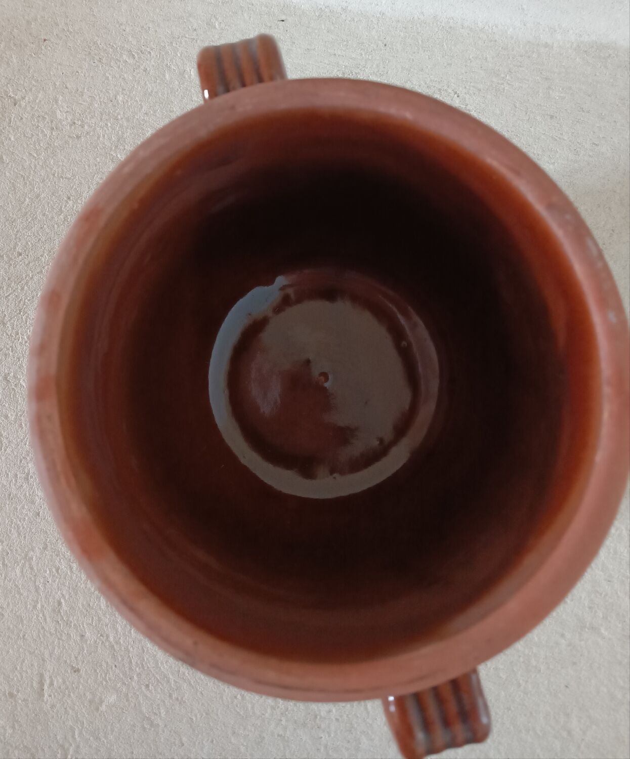 Terracotta pot cover Made in France