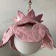 Vintage ceramic enamel flower pendant
