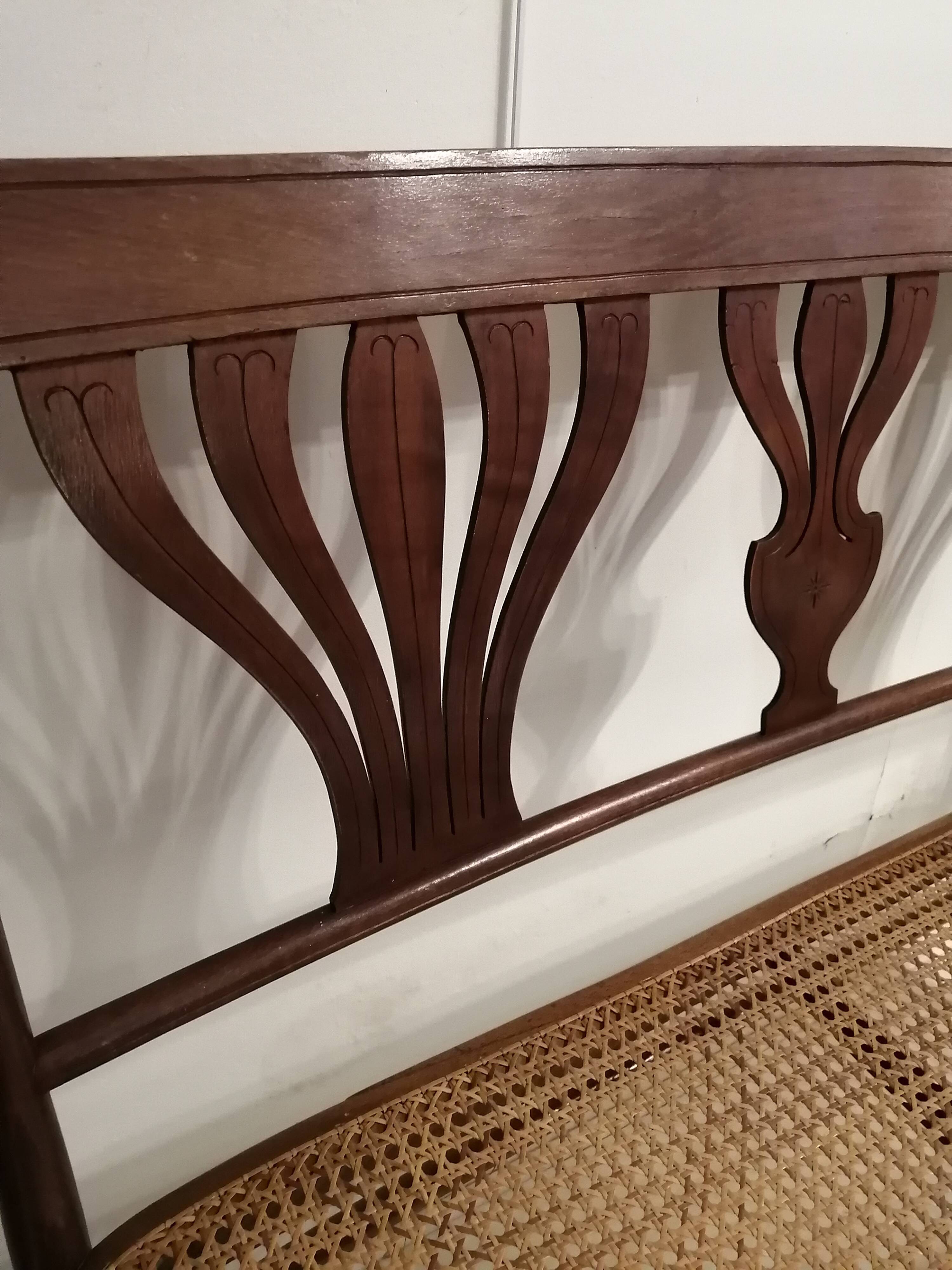 Bent wood bench