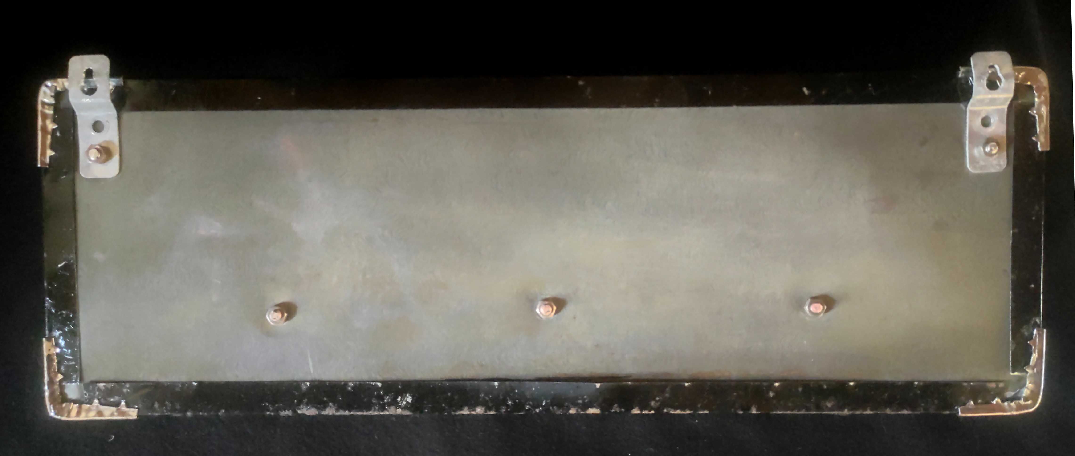 Vintage metal tea towel holder