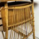 Vintage rattan desk 1960