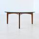 Sven Ellekaer sculptural coffee table rosewood Linneberg Denmark 1962