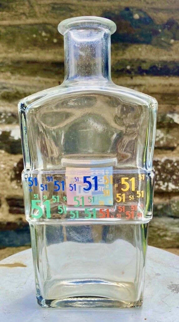 set of 2 old advertising decanters Pastis 51