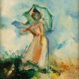 Post-Impressionist painting by Ch. Arnaud.