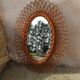 Rattan mirror