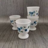 4 Arcopal Veronica egg cups