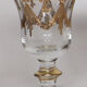 Service 12 glasses decoration engraved gold border