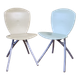 Paire de chaises pliantes viva, design italien, lucci orlandini pour calligaris