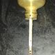 Sublime door handle made of brass with a bevelled mirror front.