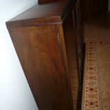 English mahogany library