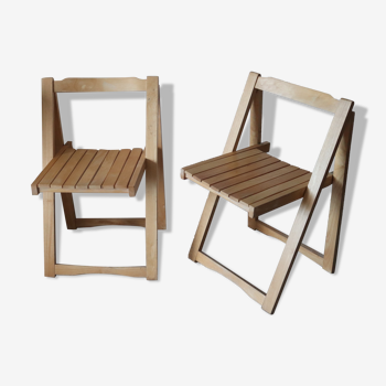 Pair of folding chair 60s