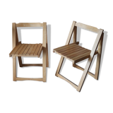 Pair of folding chair 60s