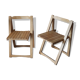 Pair of folding chair 60s