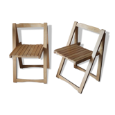 Pair of folding chair 60s