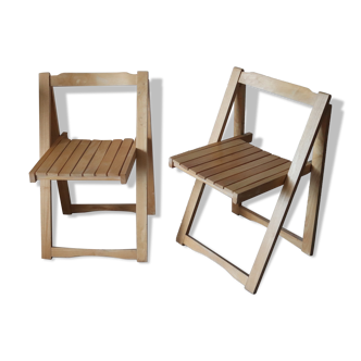 Pair of folding chair 60s