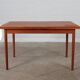 Vintage teak dining table 4-6 pers Danish design kitchen table 60s