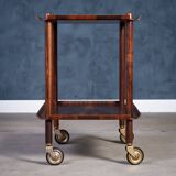 Vintage Bar Cart in Rosewood by Poul Hundevad, 1960s
