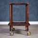 Vintage Bar Cart in Rosewood by Poul Hundevad, 1960s